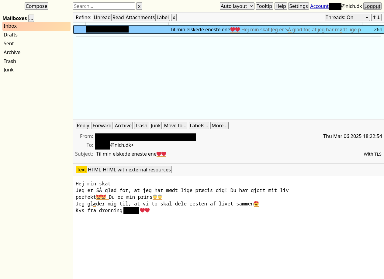 Mox webmail